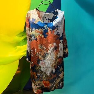 Bryn Walker Multicolor Artistic Dress Size M/L